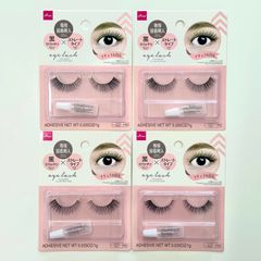 アイラッシュ　( ブラック軸、接着剤付、N03) 4個セット