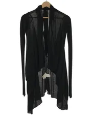 Rick Owens リックオウエンス 11AW ハイゲージカシミヤラップニットロングカーディガン ブラック XSのサムネイル
