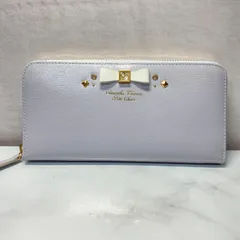未使用　サマンサタバサプチチョイス　リボンビジュー　バイカラー 長財布　グレー