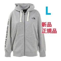 あこ　THE NORTH FACE フルジップ パーカー グレー ノースフェイス/THE NORTH FACE スクエアロゴフルジップ