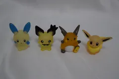 ピチュー ライチュウ マイナン イーブイ クリアverのみ 指人形 ポケモンキッズ ソフビ人形 フィギュア ポケモン クリア 現品