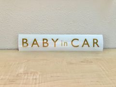 車用カッティングステッカー　BABY in CAR ベビーインカー