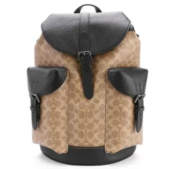新品 コーチ COACH リュックサック ワーナー バックパック タン/ブラック