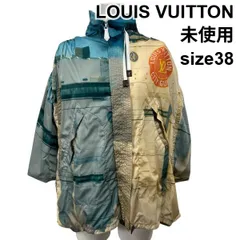 ●◇ 未使用 ルイヴィトン LOUIS VUITTON ジャケット プリンテッドパーカウィズギャザースリーブ ベージュ 38 M 9号 レディース S5W136のサムネイル
