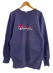 チャンピオン Champion 90s~ 刺繍タグ REVERSE WEAVE リバースウィーブ US古着 スクリプトロゴ 刺繍ロゴ XXL スウェット ネイビー 3Lサイズ 101MT-4596