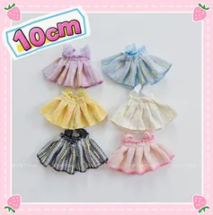 10cmぬいぐるみ用 着せ替え服 推し活 ぬい活 可愛いドレス  ワンピース 6色
