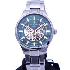 【正規品】BAROQUE バロック BA-2005S-19M グリーン オープンハート イタリア半島 メンズ 腕時計 国産 25-M-817