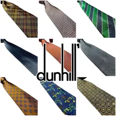 ダンヒル dunhill ハイ ブランド ネクタイ 古着 アクセサリー 小物 ワンポイント スーツ プレゼント ビンテージ VINTAGE 高級 総柄 シンプル 高級感 2025 Q  p10/