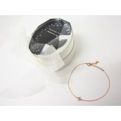 Samantha Tiara サマンサティアラ K10 0.05ctダイヤ ブレスレット ピンクゴールド♪AC21122