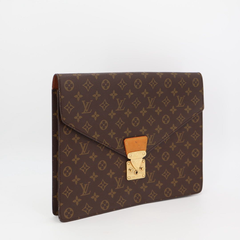 ルイ・ヴィトン Louis Vuitton ポルト ドキュマン セナトゥール 書類ケース クラッチ ビジネスバッグ