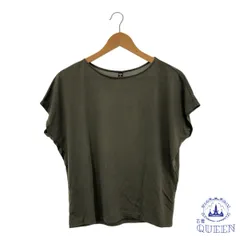 【訳アリ】 UNIQLO ユニクロ トップス Ｔシャツ カットソー 袖なし カジュアル レディース グレー M 901-16437 送料無料 古着