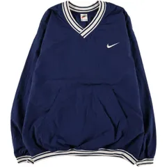 古着 90年代 ナイキ NIKE Vネック ナイロンプルオーバー メンズXL相当 ヴィンテージ/eaa571800