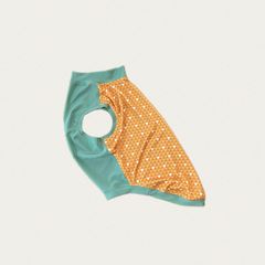 犬服　4L胴回76　ウォーターCOOL　ミニトライアングルYE×GR