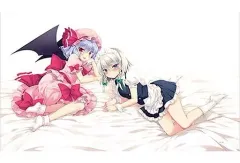 【中古】抱き枕カバー・シーツ レミリア＆咲夜 描き下ろしシーツ(ミヤスリサ描き下ろし) 「東方Project」 C95グッズ