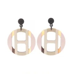 【HERMES】可愛いHモチーフ★Habascule ピアス 片耳用 HERMES 片耳ピアス Habascule single earring 直営店ラッピング