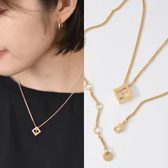 FENDI フェンディ ネックレス アクセサリー Forever フォーエバーフェンディネックレス 8AK891 B08 レディース ゴールド メタル ロゴ チェーンネックレス オケージョン