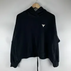 UNDER ARMOUR(アンダーアーマー) プロジェクトロック 黒 フード付きTシャツ XL 250927