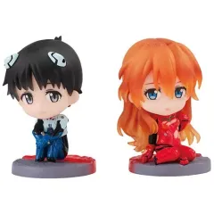 【中古】トレーディングフィギュア 全2種セット ビッグサイズフィギュア 「ガシャポンくじ エヴァンゲリオン あそーと06」 A賞