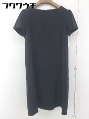 ◇ Sweet Mommy スウィートマミー バックジップ 半袖 膝丈 ワンピース サイズM ブラック レディース  【1109280007859】