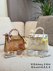 【今日特価】Hermes Kelly25 Cream White Graffiti Limited Inandout - エルメス ケリー 25 クリームホワイト グラフィティ リミテッド インアンダウト
