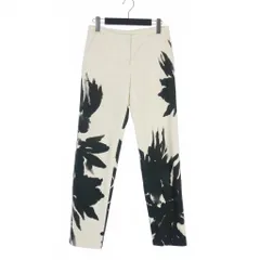 希少 DRIES VAN NOTEN ホワイト スラックス パンツ 46 DRIES VAN NOTEN｜ワイドパンツ クラシックなグレンチェック
