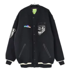 SWAGGER (スワッガー) ワッペンデザイン ウール スタジアムジャケット スタジャン ブラック SWGJKT-271のサムネイル