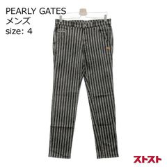 売りつくしセール】PEARLY GATES グレー チェック パンツ Lサイズ