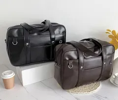 スクールバッグ　学生鞄　スクバ　PUレザー　通学　高校生 ブラック　黒　トート