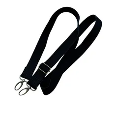 スマホ　バック　いろいろ使える　付け替え　ショルダーストラップ　黒　幅2.5　長さ117