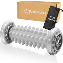 (グレー) プレゼント 健康グッズ 足つぼマット 足ツボマット 足つぼ 足ツボ 足裏マッサージ つぼコロくん Wawalag 【柔道整復師が推薦】