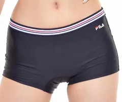 フィラ FILA 水陸両用ボクサーパンツ レディース 316-238/316-238-1　BKブラック　カラフルなカラーでスポーツ時もおしゃれを楽しむ水陸両用インナーパンツ。ヨガウェア　フィットネス　水着