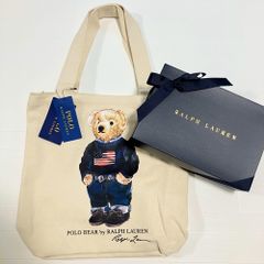 ラルフローレン 刺繍ベアトートバッグ 入手困難 コーヒーベア - メルカリ