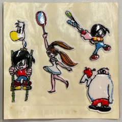 カネボウハリス ドンキッコ立体シール テニス/竹馬 100mm