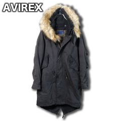希少♡AVIREX ファー モッズコート 中綿ライナー フィッシュテール y2k