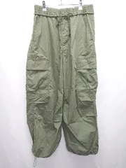 ◇ Θ GU ジーユー コットン カーゴ パンツ サイズS カーキ メンズ E  【1503040002373】