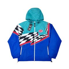 DOPE ドープ チェッカー フラッグ バックプリント アノラック マウンテン ジップアップ フーディ パーカー ナイロン ジャケット ウインドブレイカー アメリカ LA 西海岸 ウエストサイド HIPHOP ヒップホップ ストリート ASAP ROCKY愛用