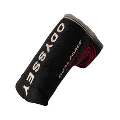 ODYSSEY オデッセイ パターカバー 黒 赤 パター ヘッドカバー DUAL FORCE ゴルフ 趣味 スポーツ