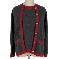 CHANEL シャネル　カーディガン　ニットシャツ　アンサンブル　ヴィンテージ 2025年最新】シャネルアンサンブルの人気アイテム - メルカリ