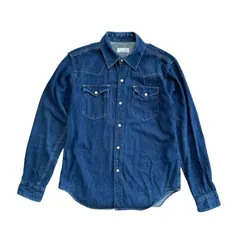 DD117 BACK NUMBER バックナンバー デニムシャツ カジュアル M ブルー