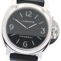 Panerai PAM00112 Luminor Base 44mm Manual Winding Men's Watch with Box (Slightly Damaged Strap) - 904391