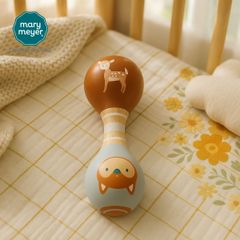 メリーマイヤー ライカ フォックス&バンビ ウッドラトル 14.5cm シカ キツネ | Leika 知育 玩具 ベビー 赤ちゃん 用品 かわいい ファーストトイ モンテッソーリ Mary Meyer 木製 がらがら 積み木 正規輸入品