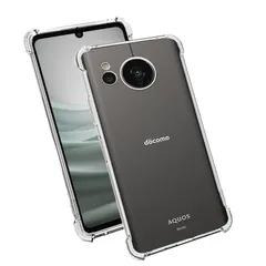 【特価】FOR AQUOS sense7 SH-53C / SHG10 用の保護ケース FOR AQUOS sense7 SH-M24 用のTPU素材製 スマホケース 透明 スリム ソフト薄型 耐衝撃 FOR AQUOS sense7 用のカバー 全透明 四角