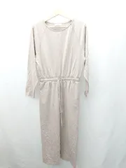 ◇ ⊂ Sonny Label サニーレーベル URBAN RESEARCH 長袖 ロング ワンピース サイズF ベージュ レディース E  【1503060031025】