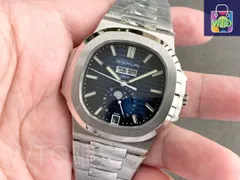 ご購入大歓迎です パテックフィリップ未使用です シルバーホワイトの文字盤です 自動巻き｜本日限定特価｜新品未使用--WTO輸入2