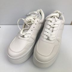 Anne Coquine　アンコキーヌ　オリジナルパーツ付き厚底スニーカー　ホワイト　24㎝　訳あり　タ