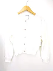 アナトリエ anatelier クルーネックビジューボタンカーディガン レディのサムネイル