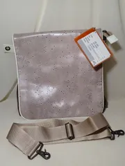 定価17,000円　タグ付き・未使用品　　高島屋　efffy エフィー 　 ショルダーバッグ・メッセンジャーバッグ　　ベージュ＆ホワイト