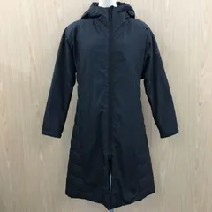未使用タグ付き⭐︎adidas フード付きベンチコート ネイビー　Ｌ　刺繍ロゴ 未使用級✨アディダスadidas ベンチコート ネイビー フード付き 刺繍