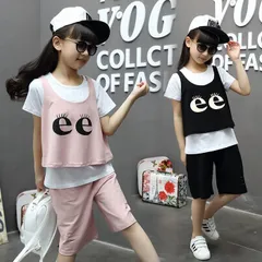 子供服 セットアップ 子ども 3点セット Ｔシャツ タンクトップ ハーフパンツ 子供服 ダンス ヒップホップ ダンスパンツ ユニフォーム