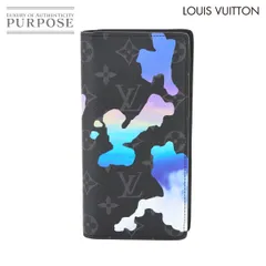 未使用 展示品 ルイ ヴィトン LOUIS VUITTON ルーム ウィズ ア ビュー モノグラム エクリプス ポルトフォイユ ブラザ NM 長財布 90292934